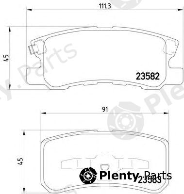  HELLA part 8DB355009-691 (8DB355009691) Brake Pad Set, disc brake