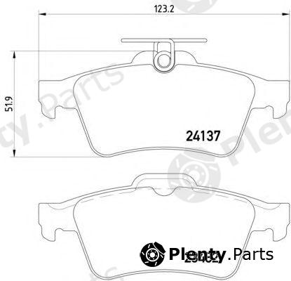  HELLA part 8DB355011-731 (8DB355011731) Brake Pad Set, disc brake