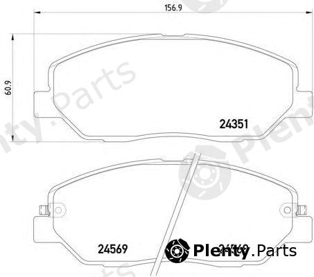  HELLA part 8DB355012-371 (8DB355012371) Brake Pad Set, disc brake