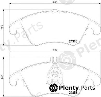  HELLA part 8DB355012-621 (8DB355012621) Brake Pad Set, disc brake