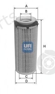  UFI part 25.096.00 (2509600) Oil Filter