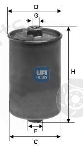  UFI part 3150700 Fuel filter