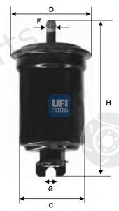  UFI part 3163200 Fuel filter