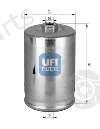  UFI part 3174800 Fuel filter