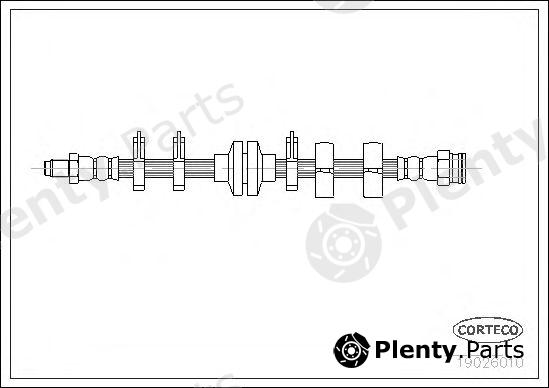  CORTECO part 19026010 Brake Hose
