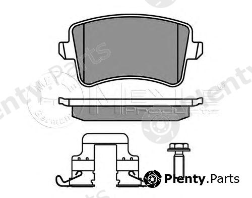  MEYLE part 0252460617K1 Brake Pad Set, disc brake