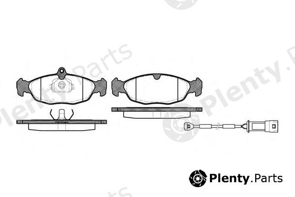  REMSA part 0393.02 (039302) Brake Pad Set, disc brake