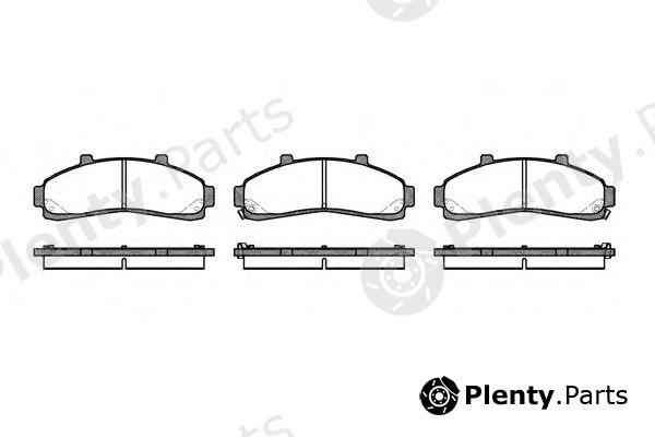  REMSA part 057102 Brake Pad Set, disc brake