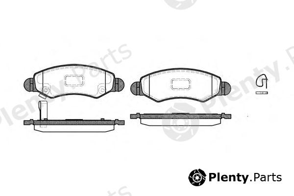  REMSA part 070221 Brake Pad Set, disc brake