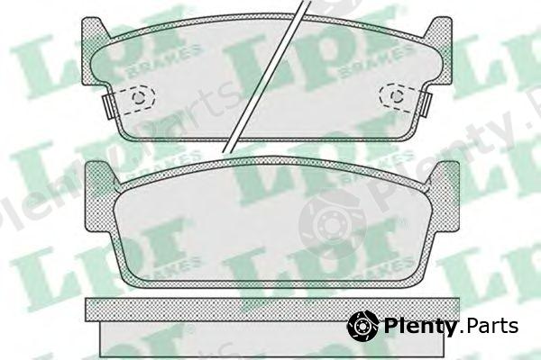  LPR part 05P1010 Brake Pad Set, disc brake