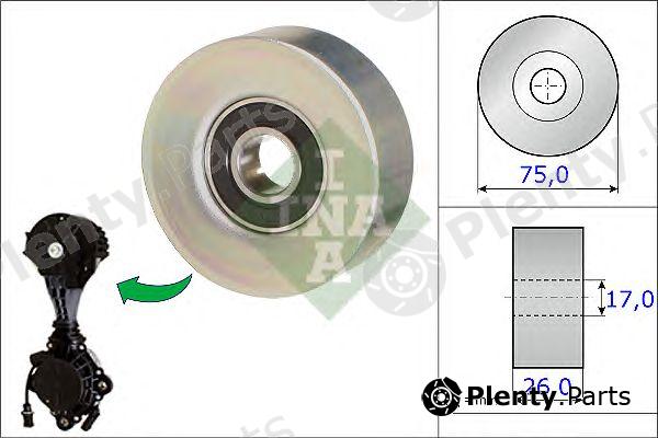  INA part 532067610 Deflection/Guide Pulley, v-ribbed belt