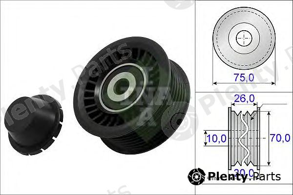  INA part 532072310 Deflection/Guide Pulley, v-ribbed belt