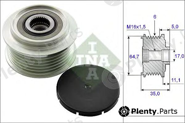  INA part 535025010 Alternator Freewheel Clutch