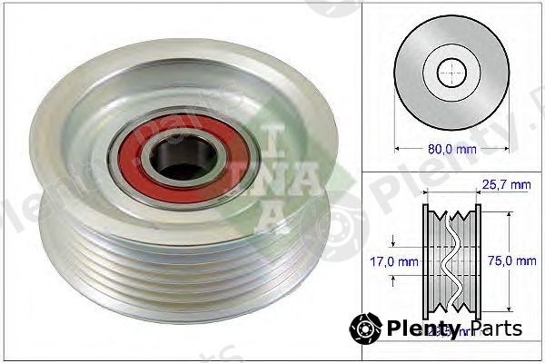  INA part 532058710 Deflection/Guide Pulley, v-ribbed belt