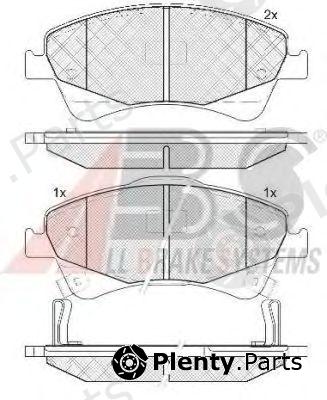  A.B.S. part 37722 Brake Pad Set, disc brake