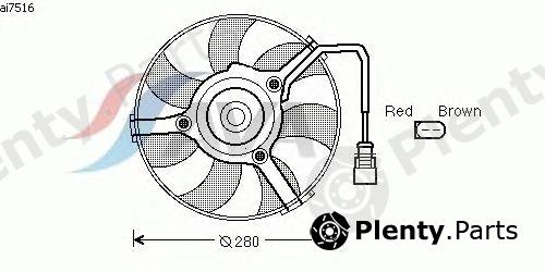  AVA QUALITY COOLING part AI7516 Fan, radiator