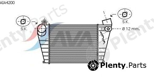  AVA QUALITY COOLING part AIA4200 Intercooler, charger