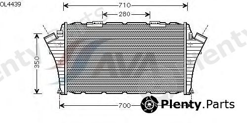  AVA QUALITY COOLING part OL4439 Intercooler, charger