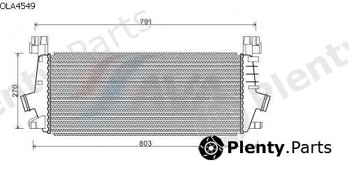  AVA QUALITY COOLING part OLA4549 Intercooler, charger