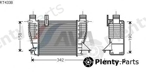  AVA QUALITY COOLING part RT4338 Intercooler, charger