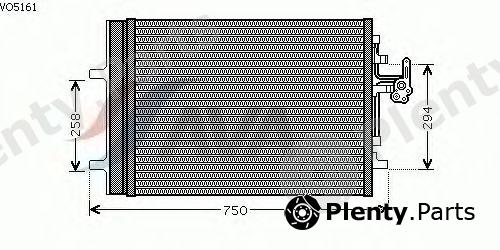  AVA QUALITY COOLING part VO5161 Condenser, air conditioning