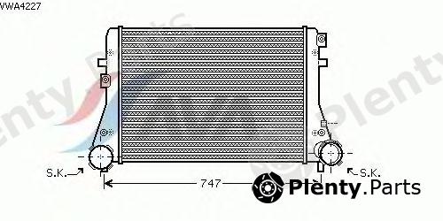  AVA QUALITY COOLING part VWA4227 Intercooler, charger