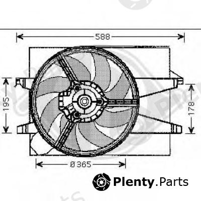  DIEDERICHS part 1404101 Fan, radiator
