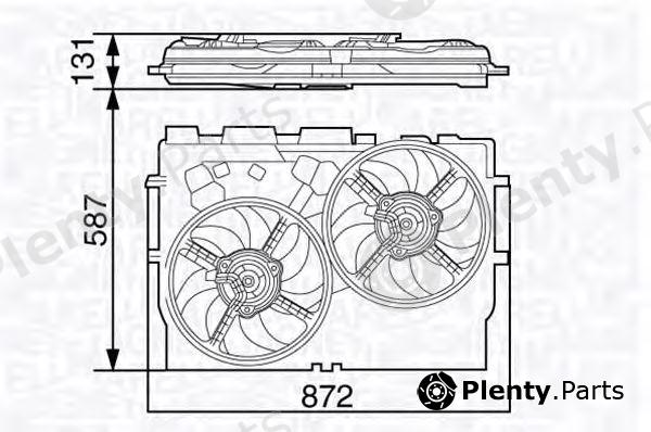  MAGNETI MARELLI part 069422582010 Fan, radiator
