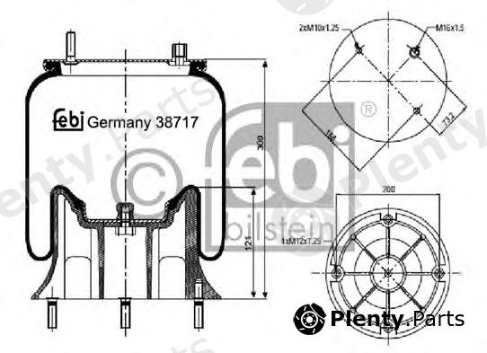  FEBI BILSTEIN part 38717 Boot, air suspension