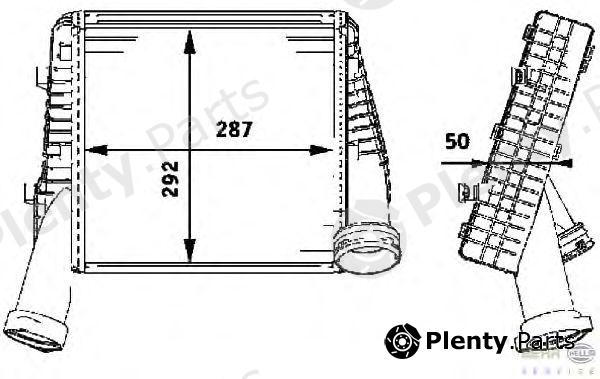  BEHR part 8ML376723-481 (8ML376723481) Intercooler, charger
