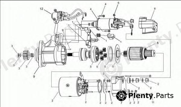  DELCO REMY part 10461754 Starter