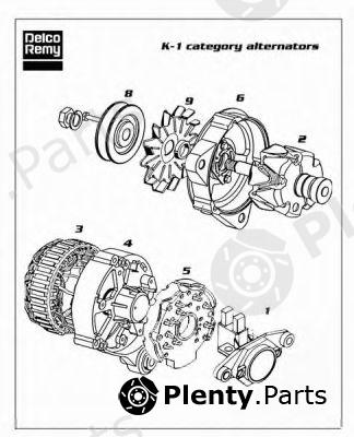  DELCO REMY part 19025074 Alternator