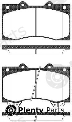  ROADHOUSE part 21506.02 (2150602) Brake Pad Set, disc brake