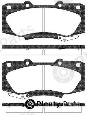  REMSA part 146804 Brake Pad Set, disc brake