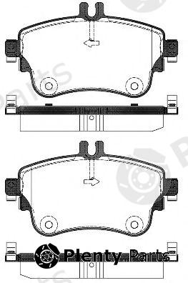  REMSA part 148708 Brake Pad Set, disc brake