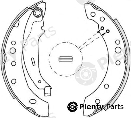  REMSA part 414902 Brake Shoe Set