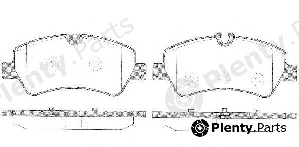  REMSA part 1521.00 (152100) Brake Pad Set, disc brake