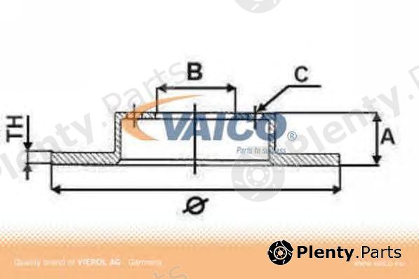  VAICO part V1080039 Brake Disc