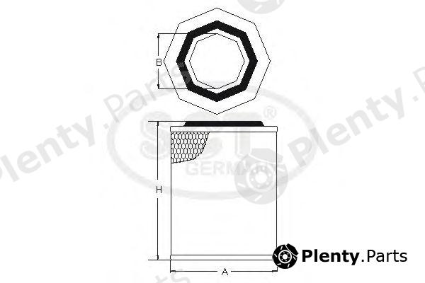  SCT Germany part SB049 Air Filter