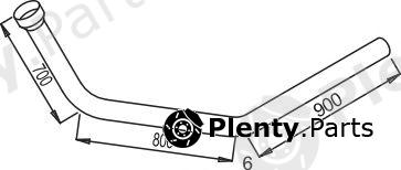 DINEX part 68150 Exhaust Pipe