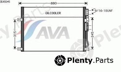  AVA QUALITY COOLING part JEA5045 Condenser, air conditioning