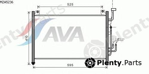 AVA QUALITY COOLING part MZA5236 Condenser, air conditioning