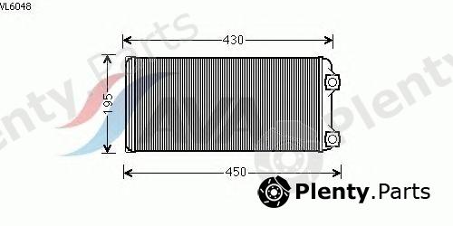  AVA QUALITY COOLING part VL6048 Heat Exchanger, interior heating