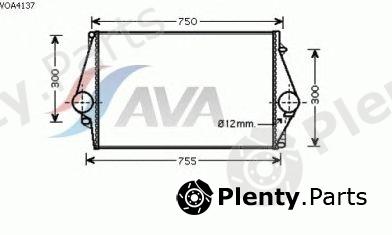  AVA QUALITY COOLING part VOA4137 Intercooler, charger