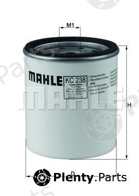  MAHLE ORIGINAL part KC238D Fuel filter