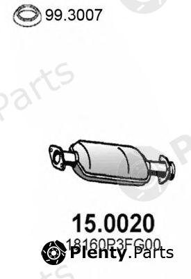  ASSO part 15.0020 (150020) Catalytic Converter