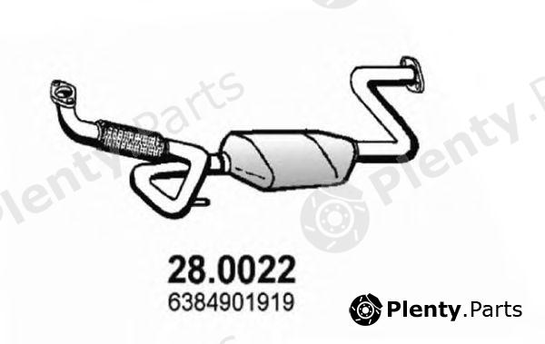  ASSO part 28.0022 (280022) Catalytic Converter