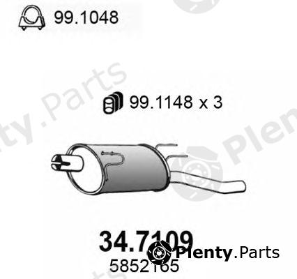  ASSO part 34.7109 (347109) End Silencer