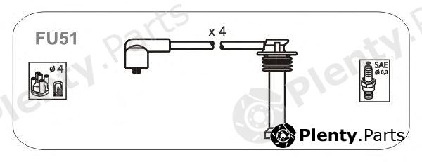  JANMOR part FU51 Ignition Cable Kit