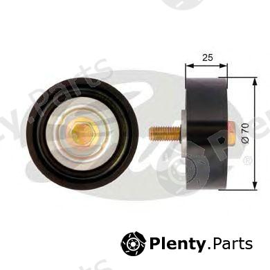  GATES part T36012 Deflection/Guide Pulley, v-ribbed belt